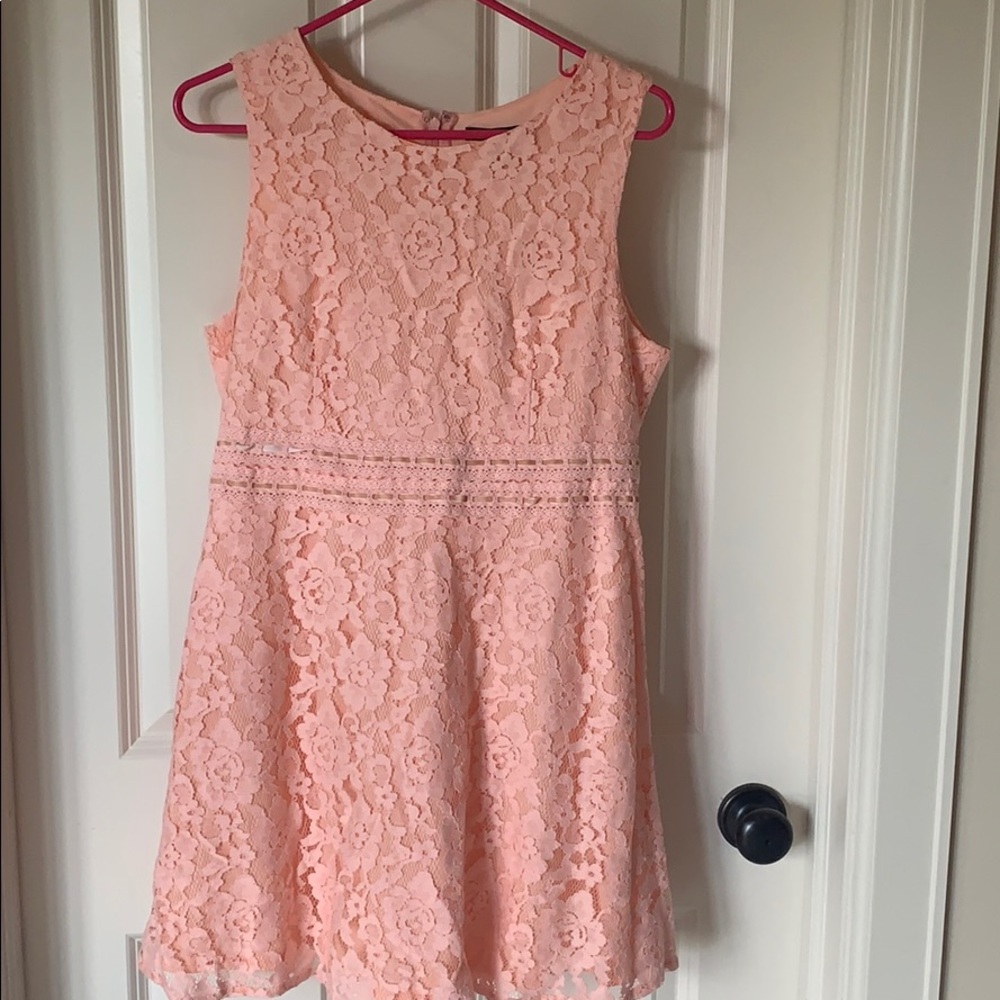 Lace dress: size large